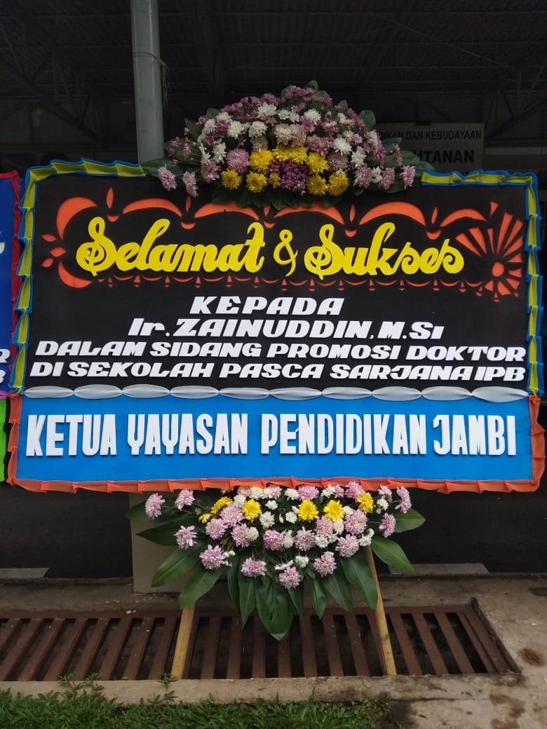 Papan Bunga Pernikahan Rose Romantis (2 x 1.25m)